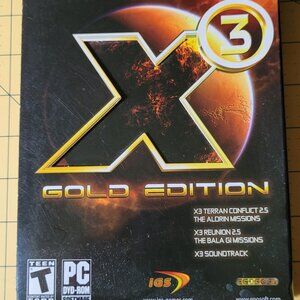 X3: Terran Conflict (Gold Edition) (PC, 2009) CD-ROM